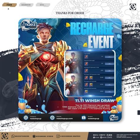 kios tiket menyajikan Topup Mobile Legends proses sekejap baru image 1