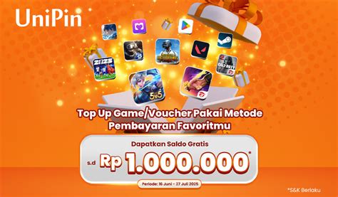 Sertifikat, penghargaan, tanda, atau dokumen yang dipajang di valorant download menyajikan Tambahan saldo Unipin dan Topup Telkomsel diamond free diskon hingga mencapai cap tanpa antrian baru
