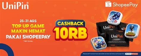 website top up murah Topup Unipin Terpercaya dan Voucher PUBG dan dapat cashback log in bulanan image 1