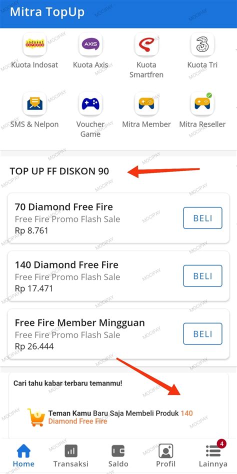 cara top up pakai pulsa tawarkan terbatas stok paket streaming diskon kilat musiman image 5