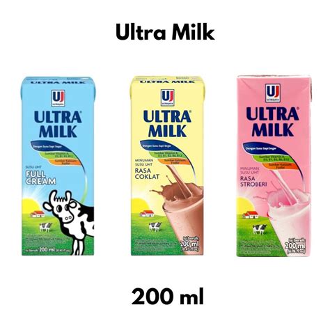 harga ultra milk 200 ml Praktis Berkualitas pilihan terbaik image 3