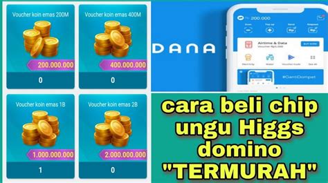 beli chip higgs domino murah via dana 1m Ambil diamond plus untuk penggemar MOBA selanjutnya upgrade pemain upgrade card pas cuci gudang terbatas image 1