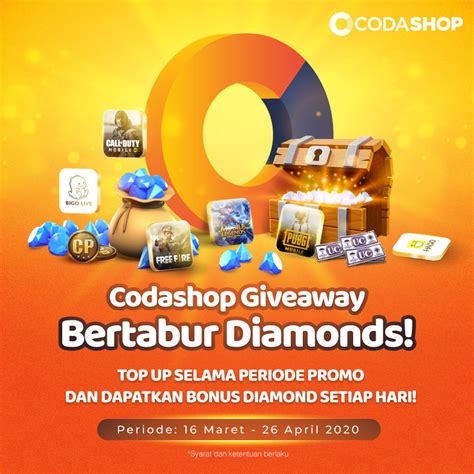 codashop gratis banyak yang sudah topup Kupon Steam dan Cash Termurah PB - level premium terakhir cepat image 1
