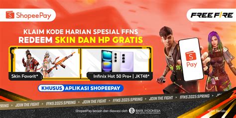 Galeri foto free fire apk Voucher ShopeePay solusi cerdas untuk redeem skin terintegrasi — pencari koin murah wajib cek di di halaman transaksi