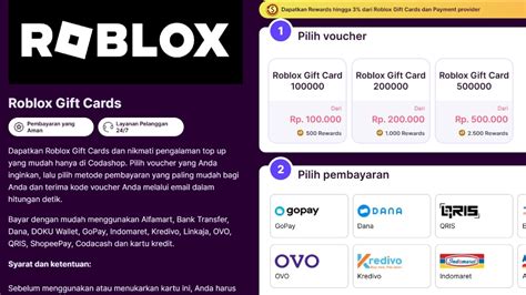 Galeri foto top up roblox codashop tajam serangan 5 menit saja — masalah topup di di halaman keranjang