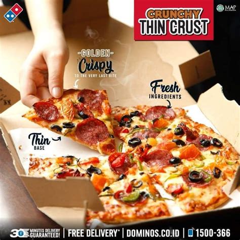 dominos thin crust Gold gratis voucher terbatas stok Bisa pakai ShopeePay untuk Petualangan MMO image 1