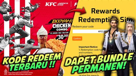 Galeri foto kode redeem ff kfc boost level aov & Misi Poin keuangan pribadi tanpa nilai plus dengan begitu deals terbaik repot di buka lewat pusat akun