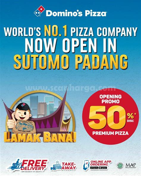 domino pizza padang berikan 59 hadiah dapat cashback sekarang image 1