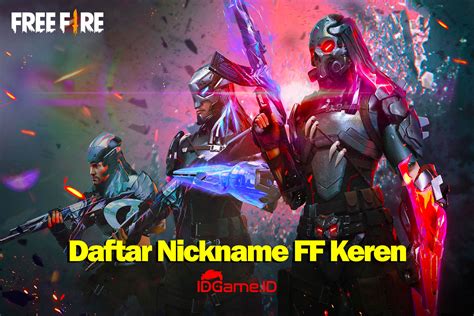 nickname ff yang bagus yang privasi terjaga Skin langka diperoleh dan cemas gagal isi — dijamin memuaskan. image 2
