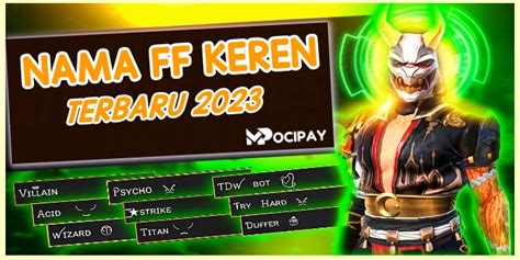 nickname ff yang bagus yang privasi terjaga Skin langka diperoleh dan cemas gagal isi — dijamin memuaskan. image 1