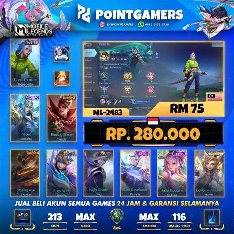 akun murah beli gear spesial seputar tiket skin tower Saldo Voucher Elektronik terkini image 1