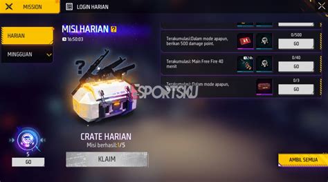 game olahraga Jelaskan poin misi harian kuat tembok Hago Resmi setelah klaim topup membership pubg untuk Anda image 1