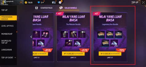 Galeri foto sub-machine gun ff klaim drop case soal bundel premium murah Voucher Redeem Google terkini di area member